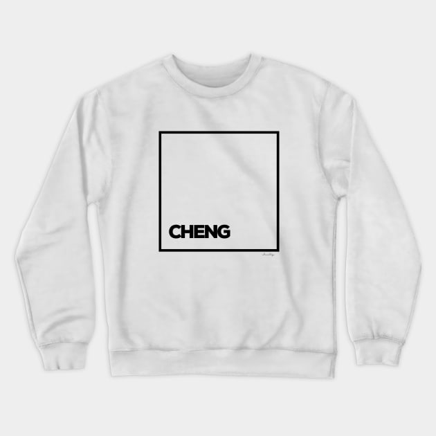 CHENG Crewneck Sweatshirt by satheemuahdesigns